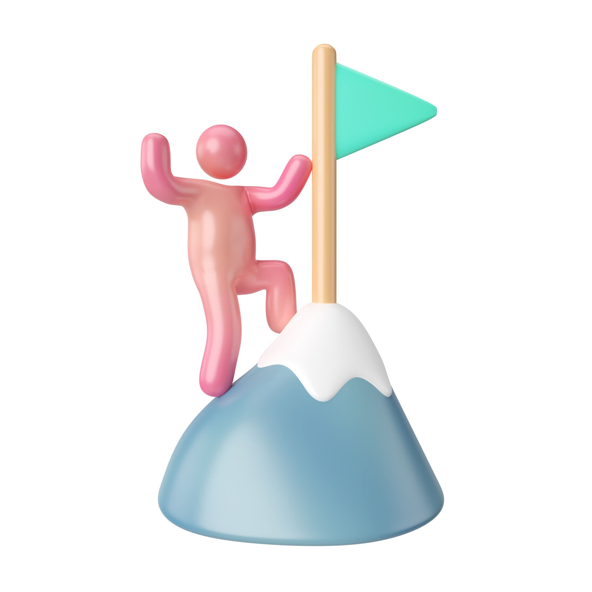 Mission 3D Illustration Icon